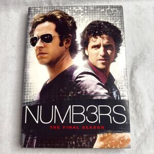 NUMB3RS: The Final Season DVD, 2010, 4.  Disc Set CBS Crime Drama TV Series